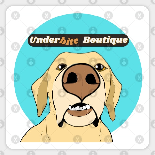 Underbite Boutique Logo Sticker by Underbite Boutique